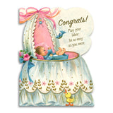 GREETING CARD: New Baby /  May Your Labor be as Easy as You Were