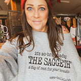 Women's 'No-Bra Sunday' Sweatshirt