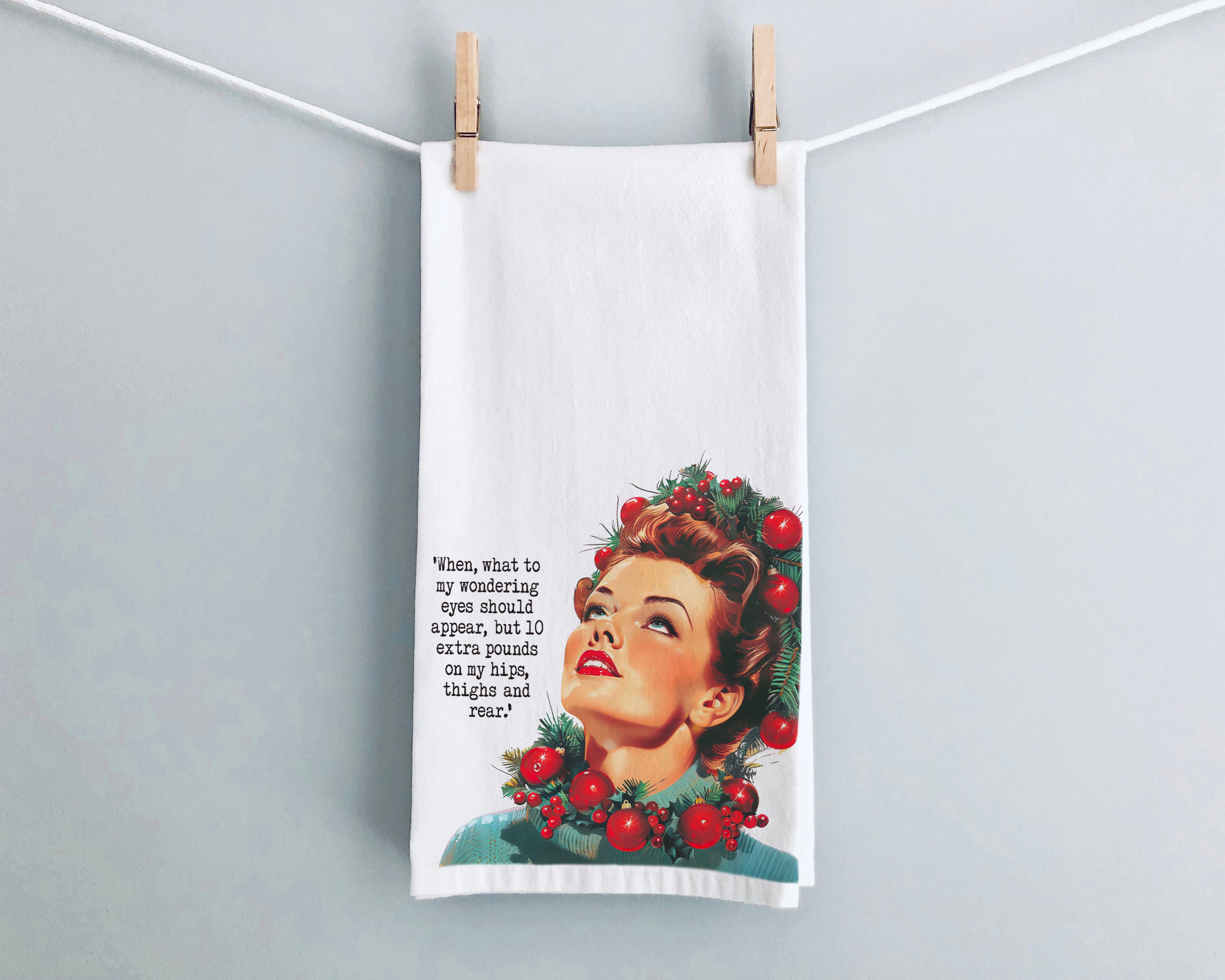CHRISTMAS: 10 Extra Pounds… Kitchen Towel
