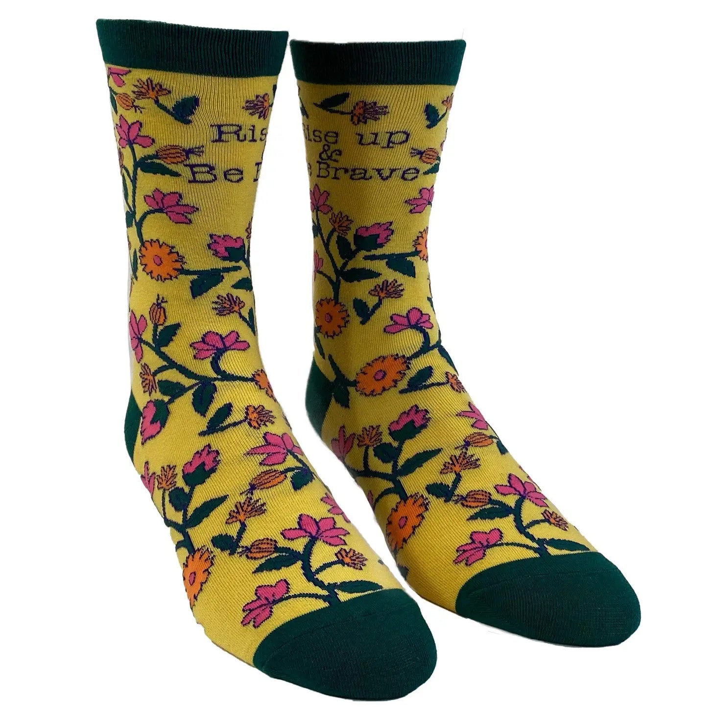 SOCKS: Rise Up + Be Brave {womens]