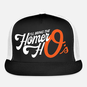 TRUCKER HAT: Baltimore Homer Hose