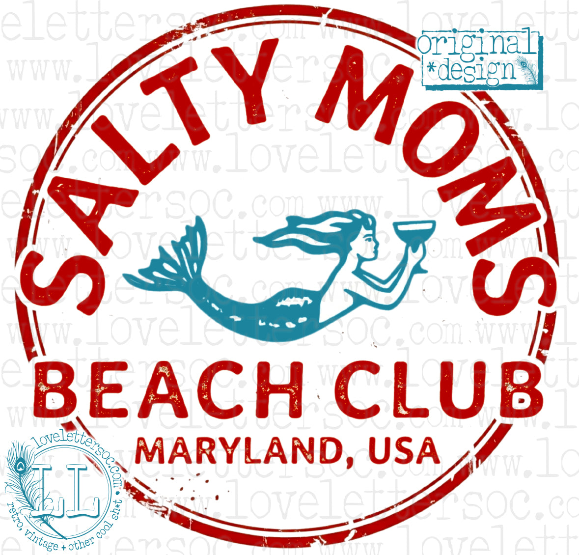 Salty Moms Beach Club "Festival" Tank