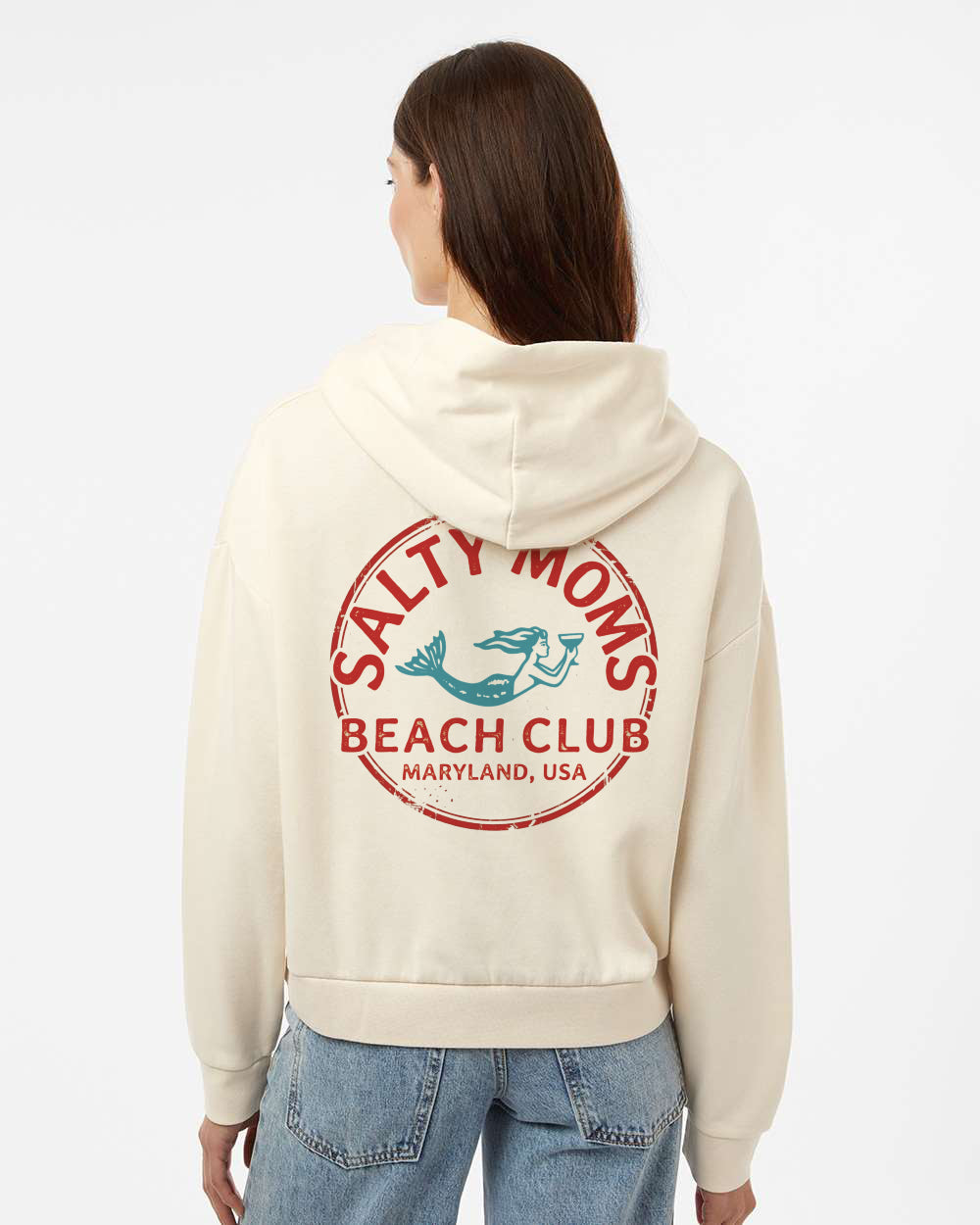 Salty Moms Beach Club Sunday Hoodie