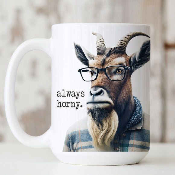 'SHOW' ANIMALS: Always Horny mug