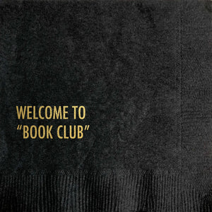 COCKTAIL NAPKINS: Welcome to "Book Club"
