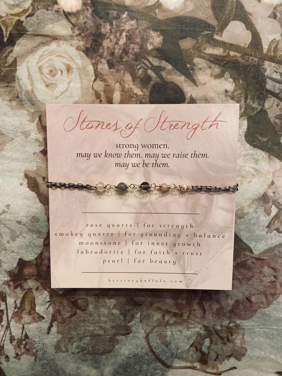 CANCER: Stones of Strength Bracelet