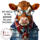'SHOW' ANIMALS: Not in the Mooood mug