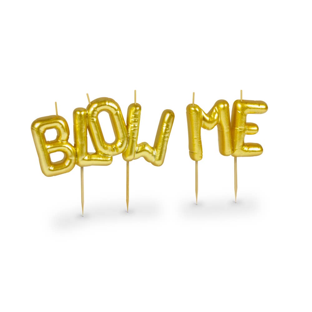 BIRTHDAY: 'Blow Me' Birthday Candles