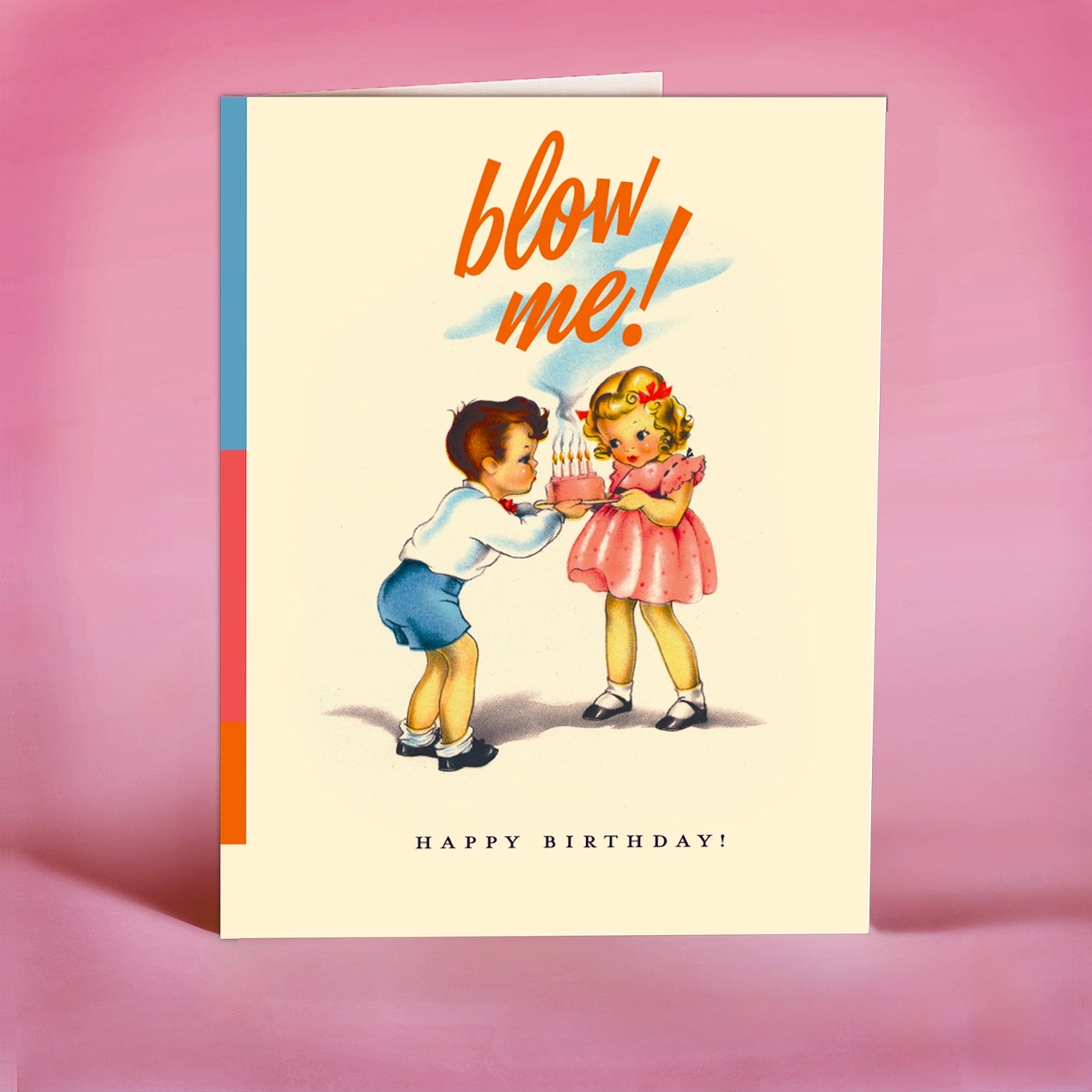 GREETING CARD:Blow Me birthday card