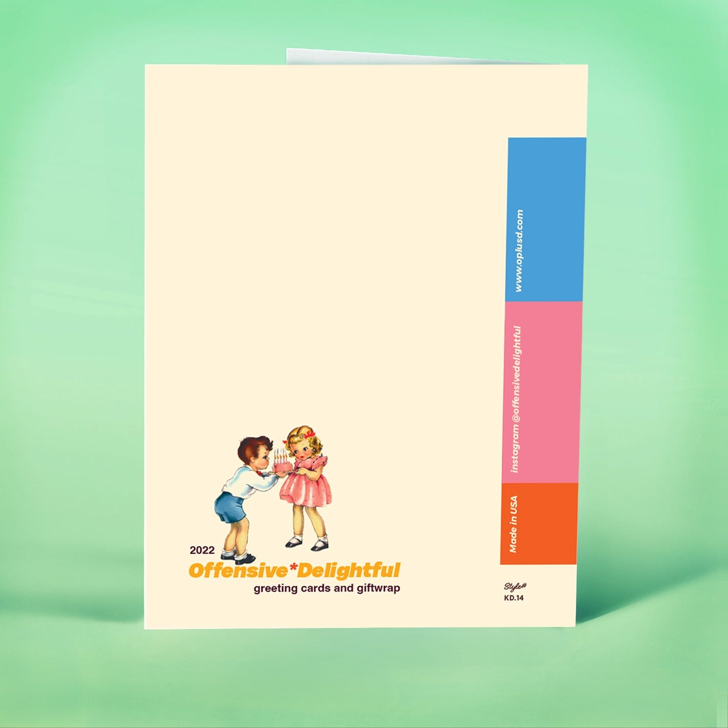 GREETING CARD:Blow Me birthday card