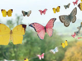 Vintage mini butterfly garland