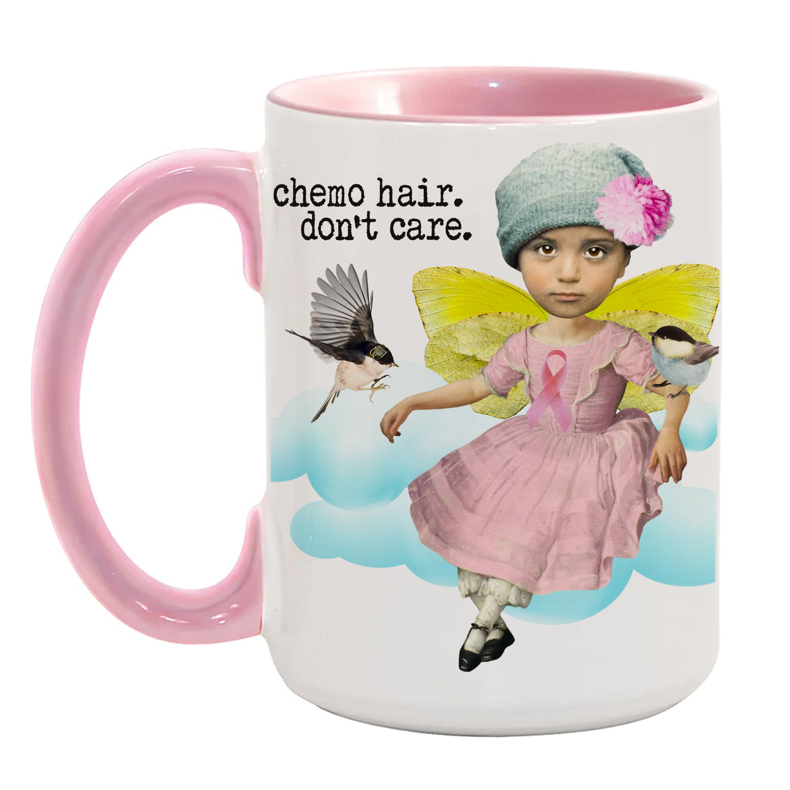 CANCER: Chemo Hair Don't Care mug