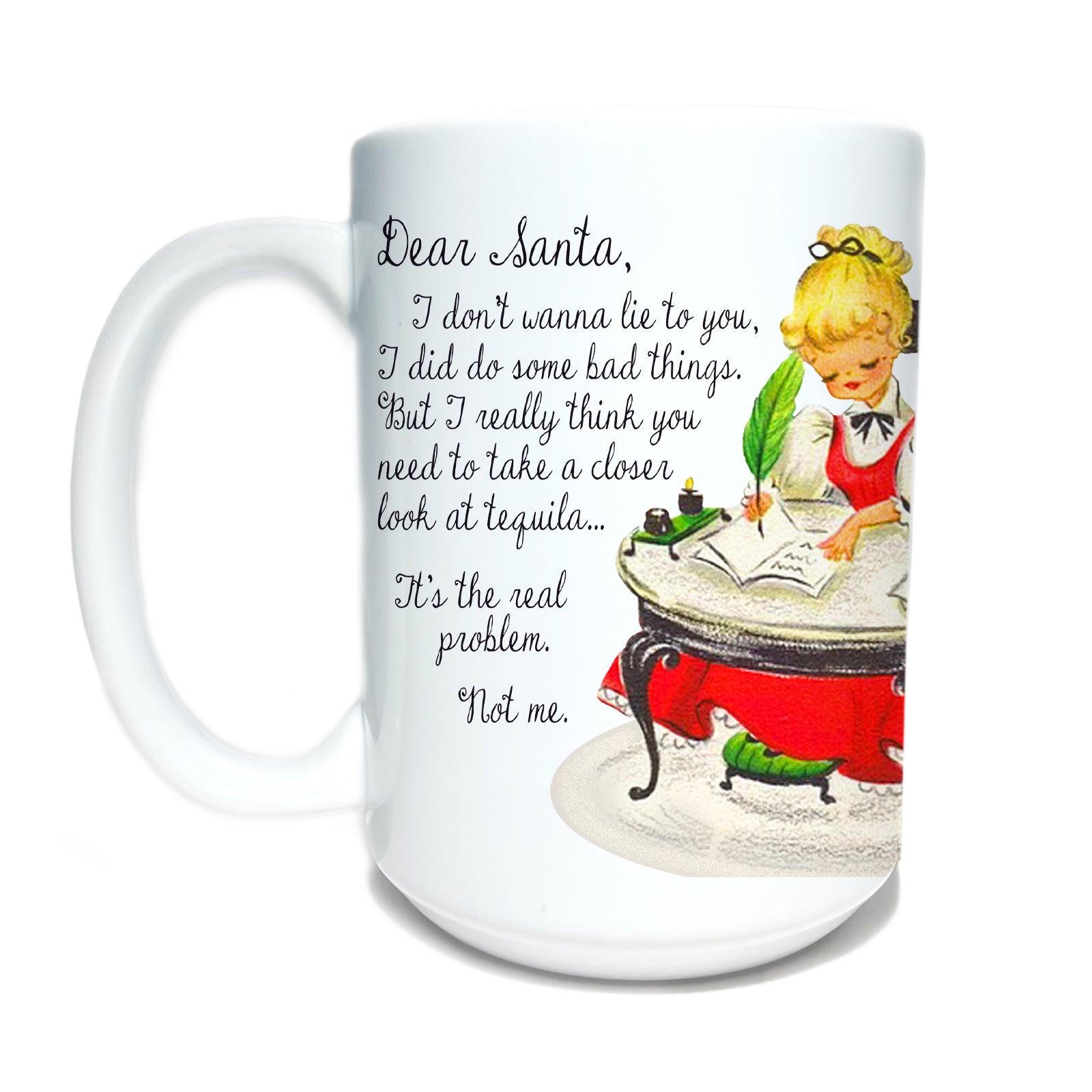 CHRISTMAS: Dear Santa mug