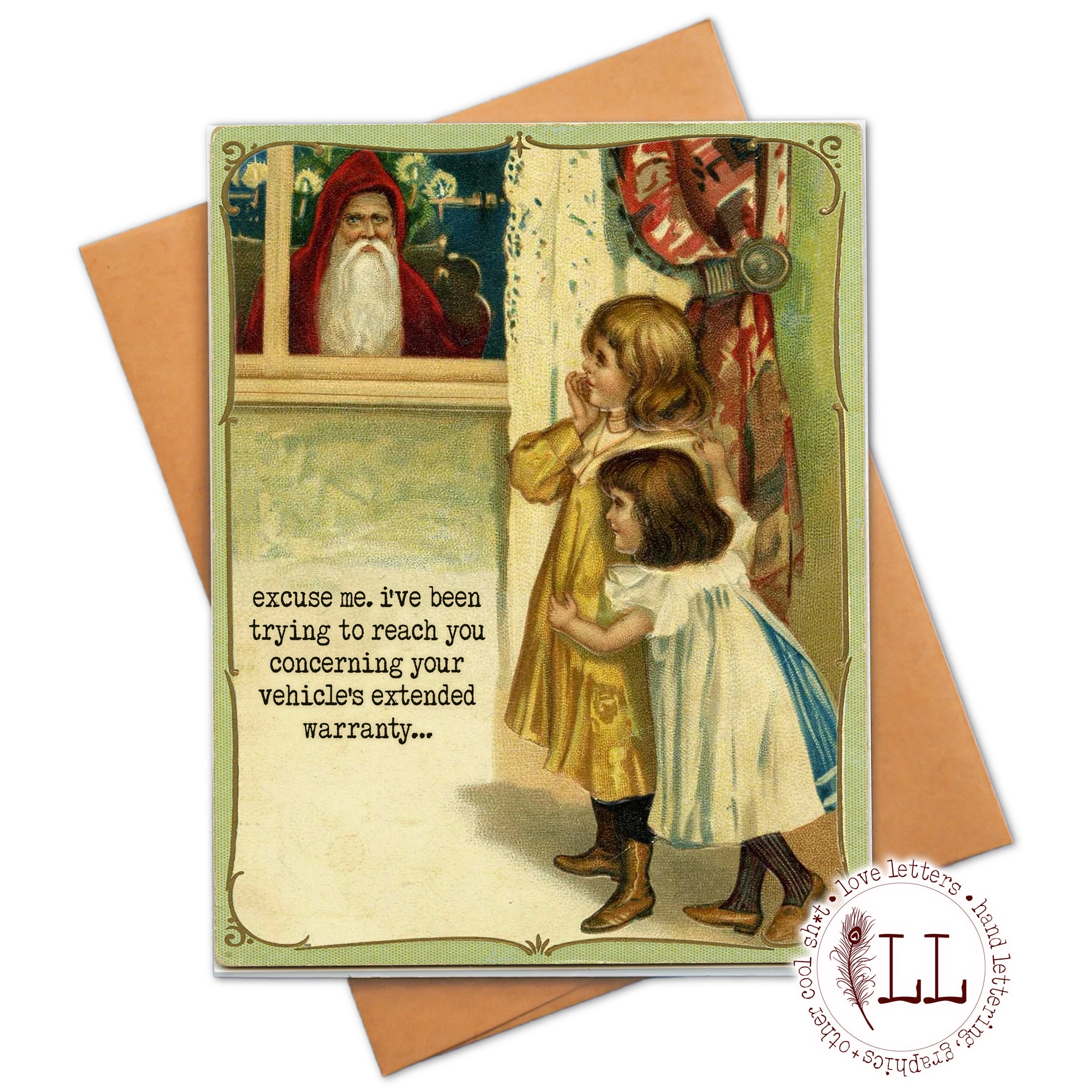 CHRISTMAS: "Extended Warranty" card