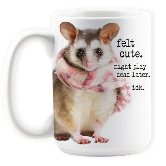 'SHOW' ANIMALS: Felt Cute mug