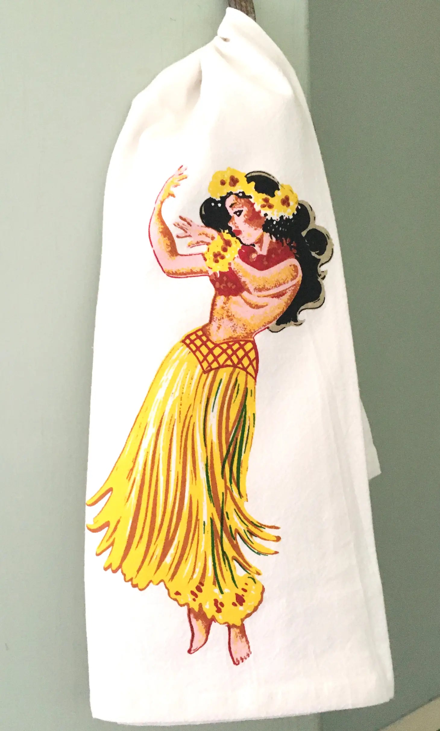 KITCHEN TOWEL: Hula Girl