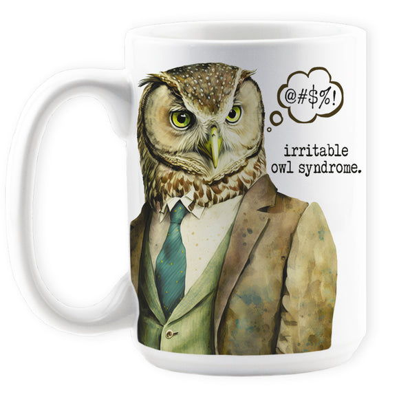 'SHOW' ANIMALS: Irritable Owl mug