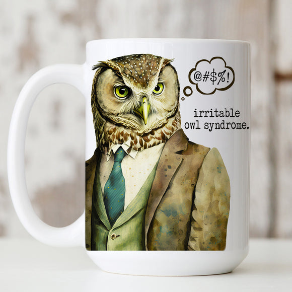 'SHOW' ANIMALS: Irritable Owl mug