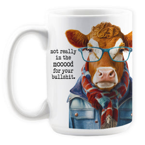 'SHOW' ANIMALS: Not in the Mooood mug
