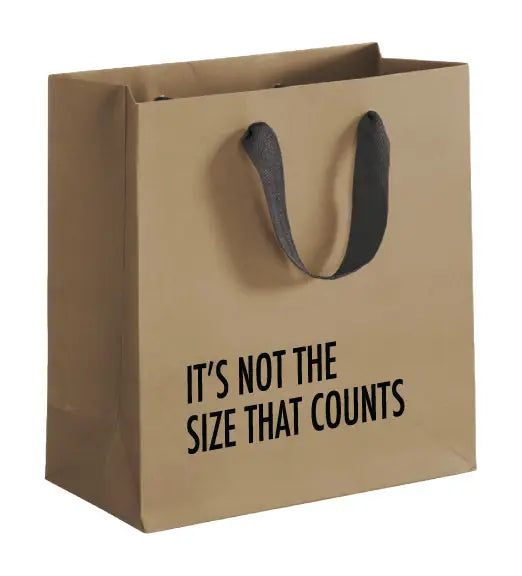 GIFT BAG {small}: It's Not the Size that Counts