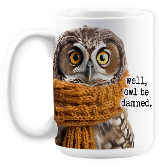'SHOW' ANIMALS: Owl Be Damned mug