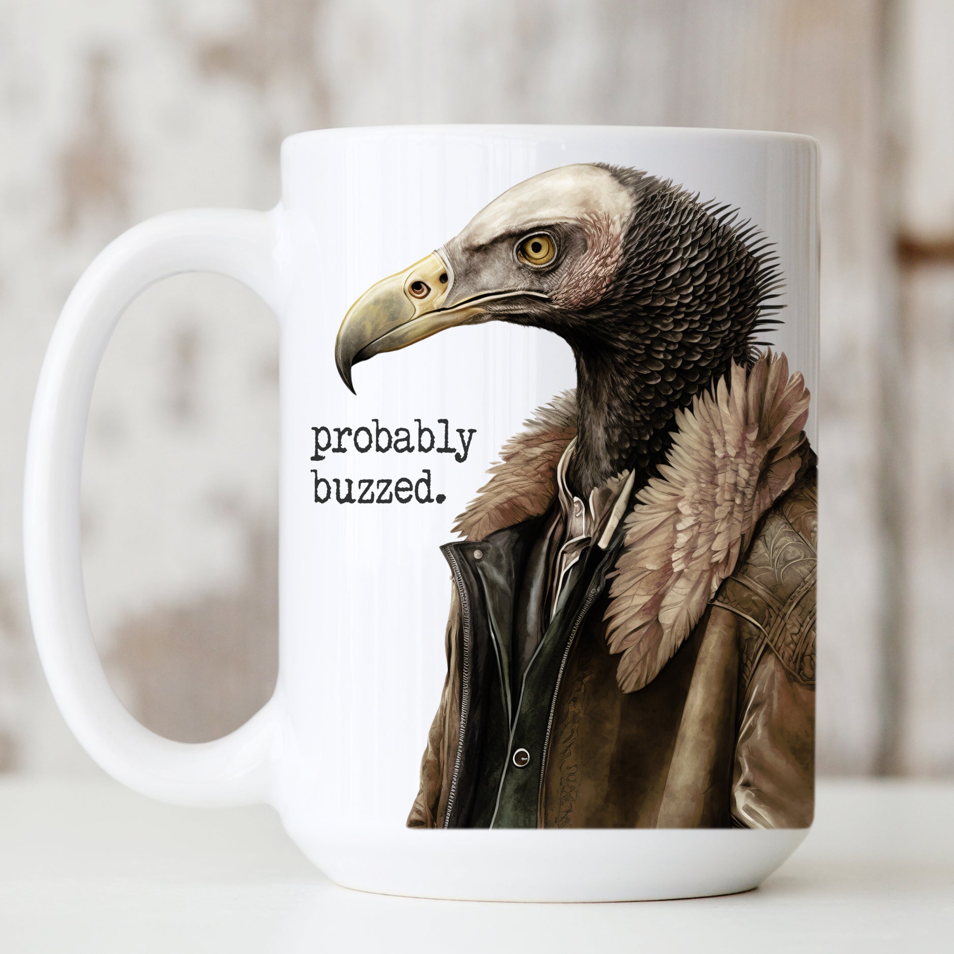 'SHOW' ANIMALS: Probably Buzzed mug