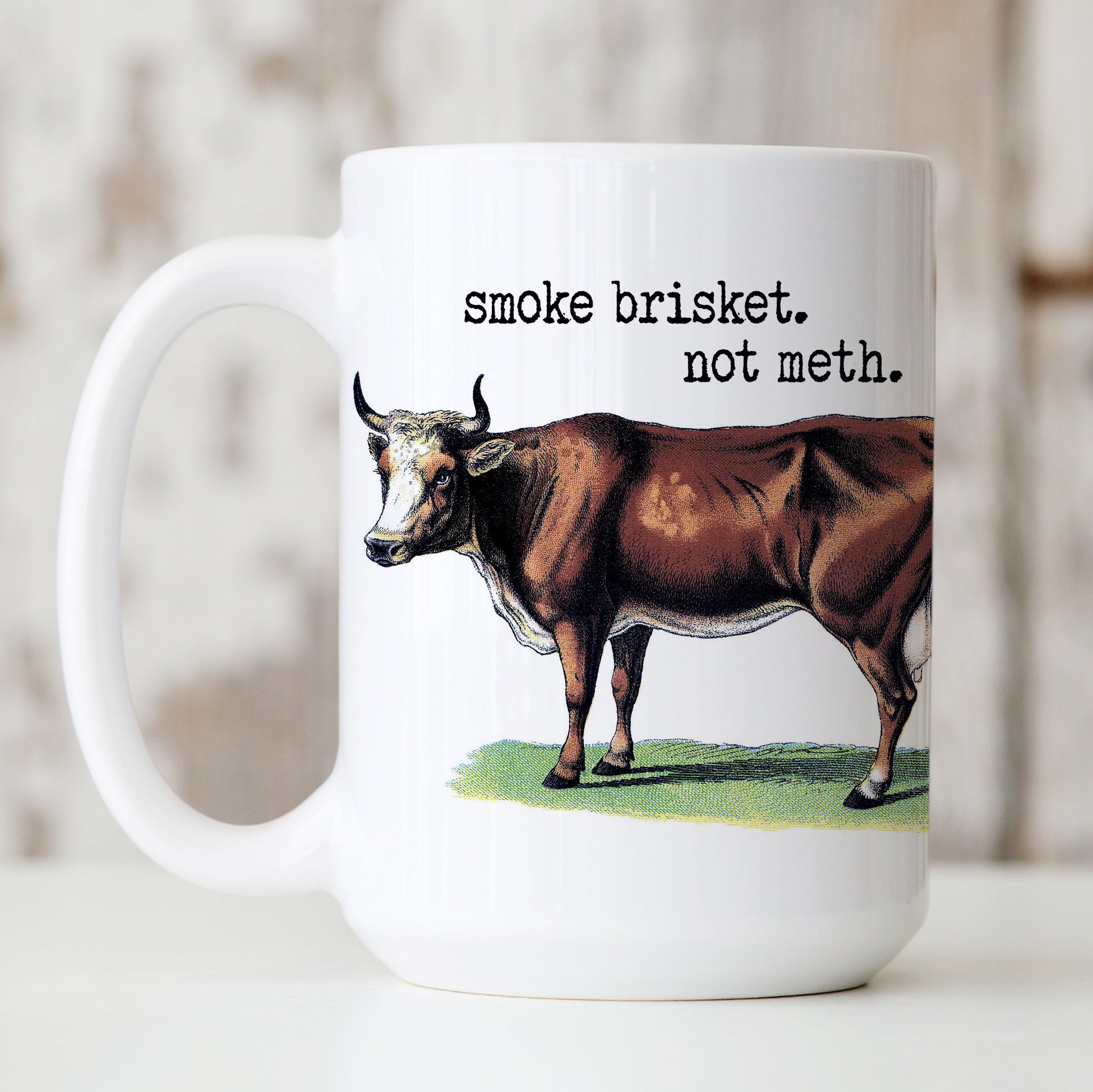 Smoke Brisket. Not Meth. mug