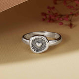 JEWELRY: "Wax Seal" Heart Ring