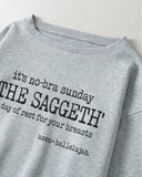 Women's 'No-Bra Sunday' Sweatshirt