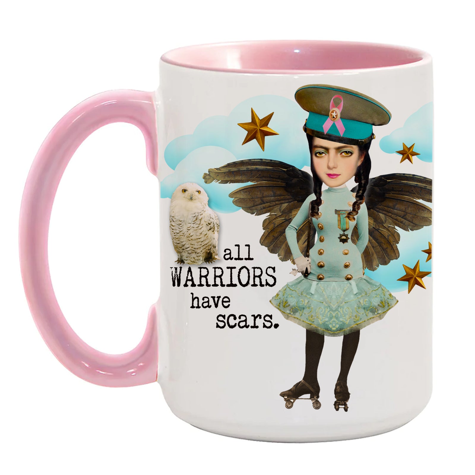 CANCER: All Warriors Have Scars mug