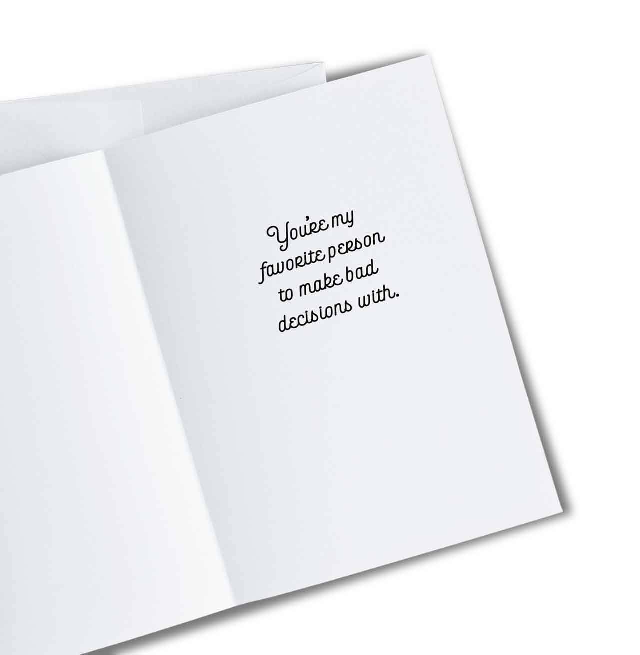 GREETING CARD: Morning After card