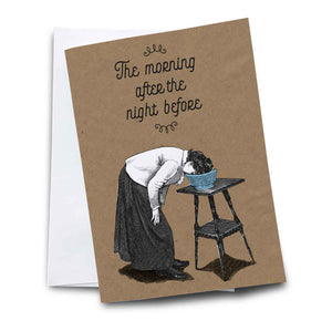 GREETING CARD: Morning After card