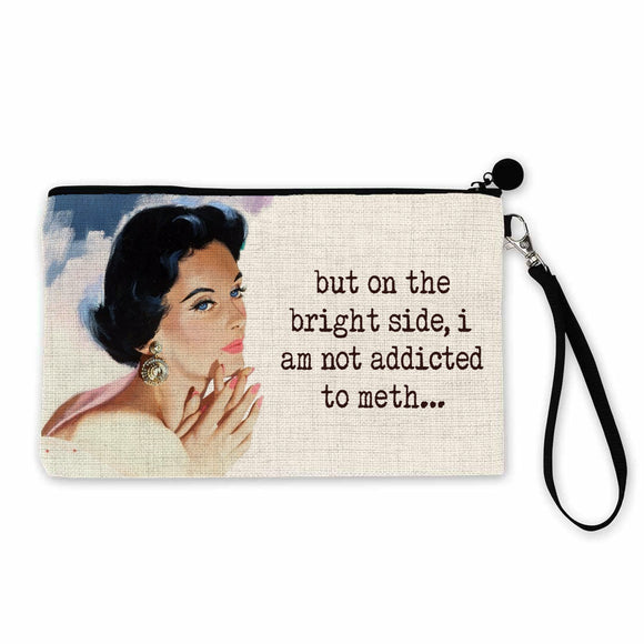 On The Bright Side… makeup bag/wristlet