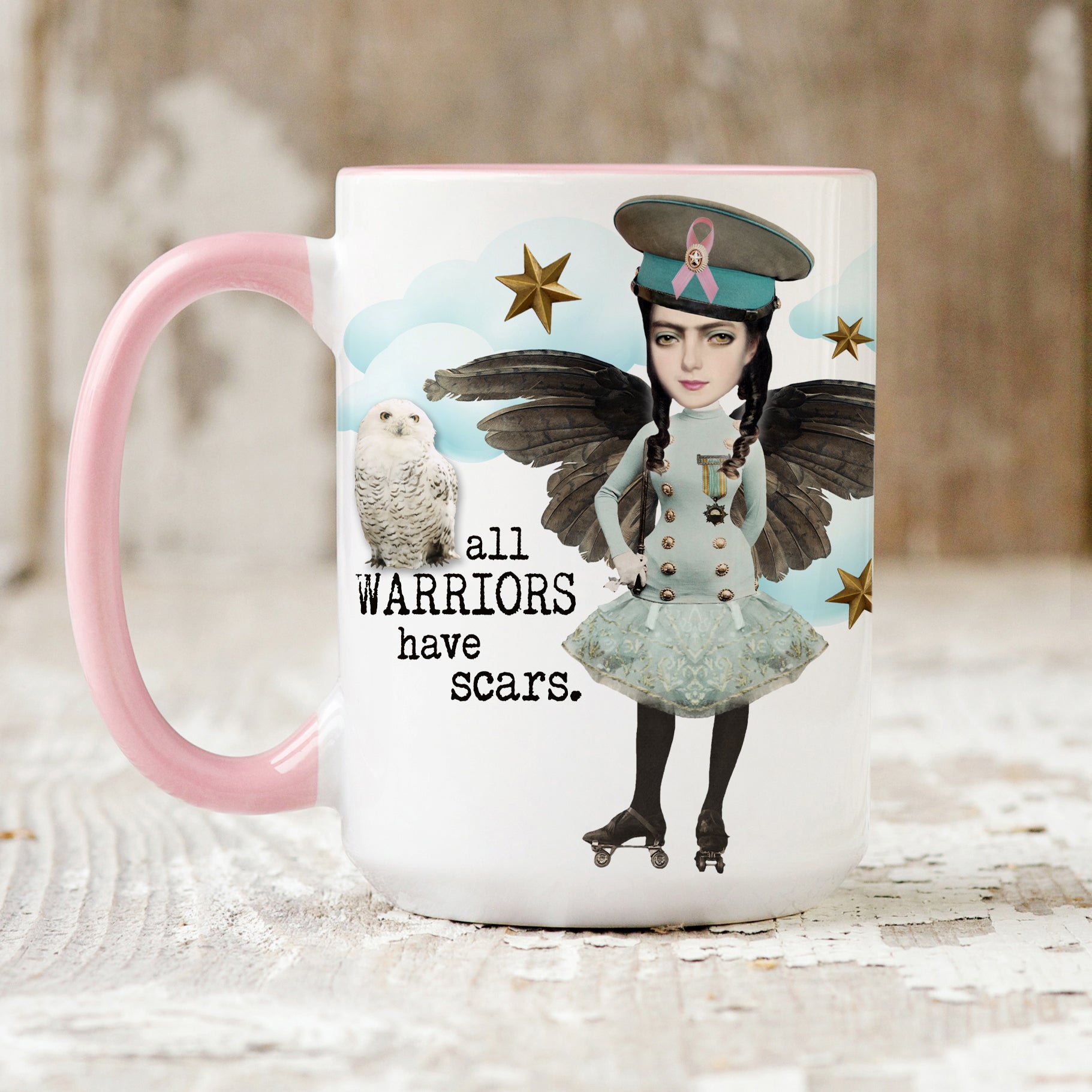 CANCER: All Warriors Have Scars mug
