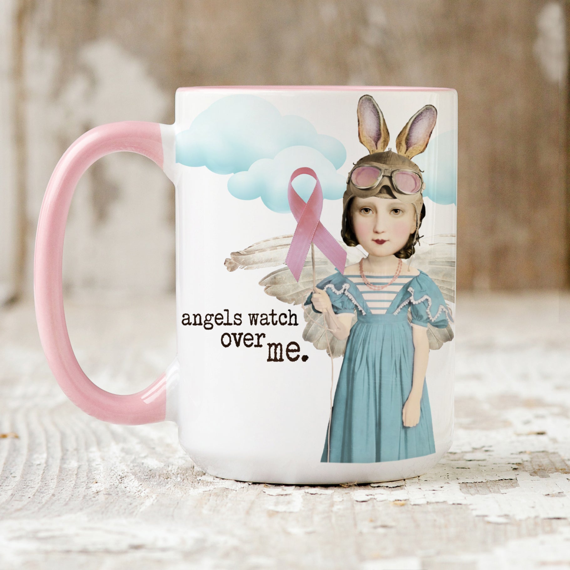 CANCER: Angels Watch Over Me mug