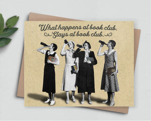 GREETING CARD: Book Club card