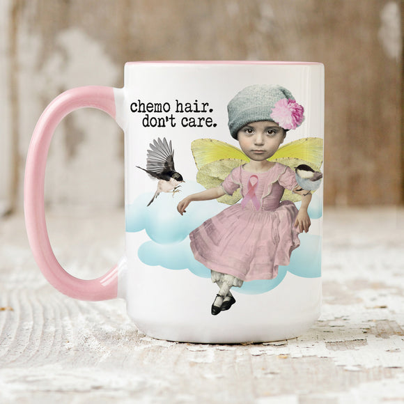 CANCER: Chemo Hair Don't Care mug