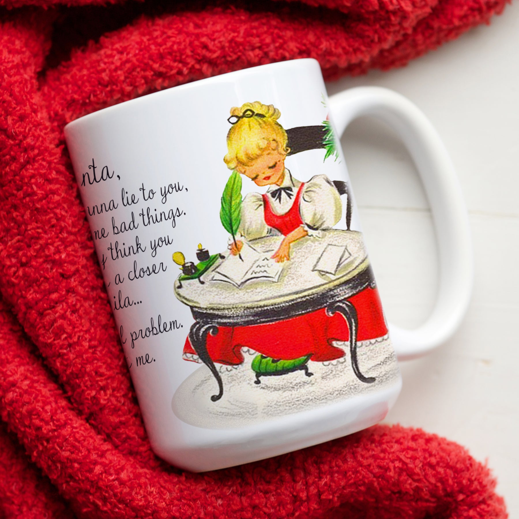 CHRISTMAS: Dear Santa mug