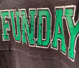 SUNDAY FUNDAY customizable women's football-style shirt