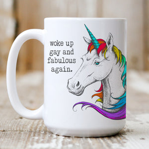 PRIDE: Gay + Fabulous mug