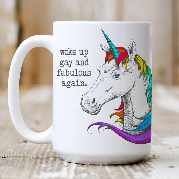 PRIDE: Gay + Fabulous mug