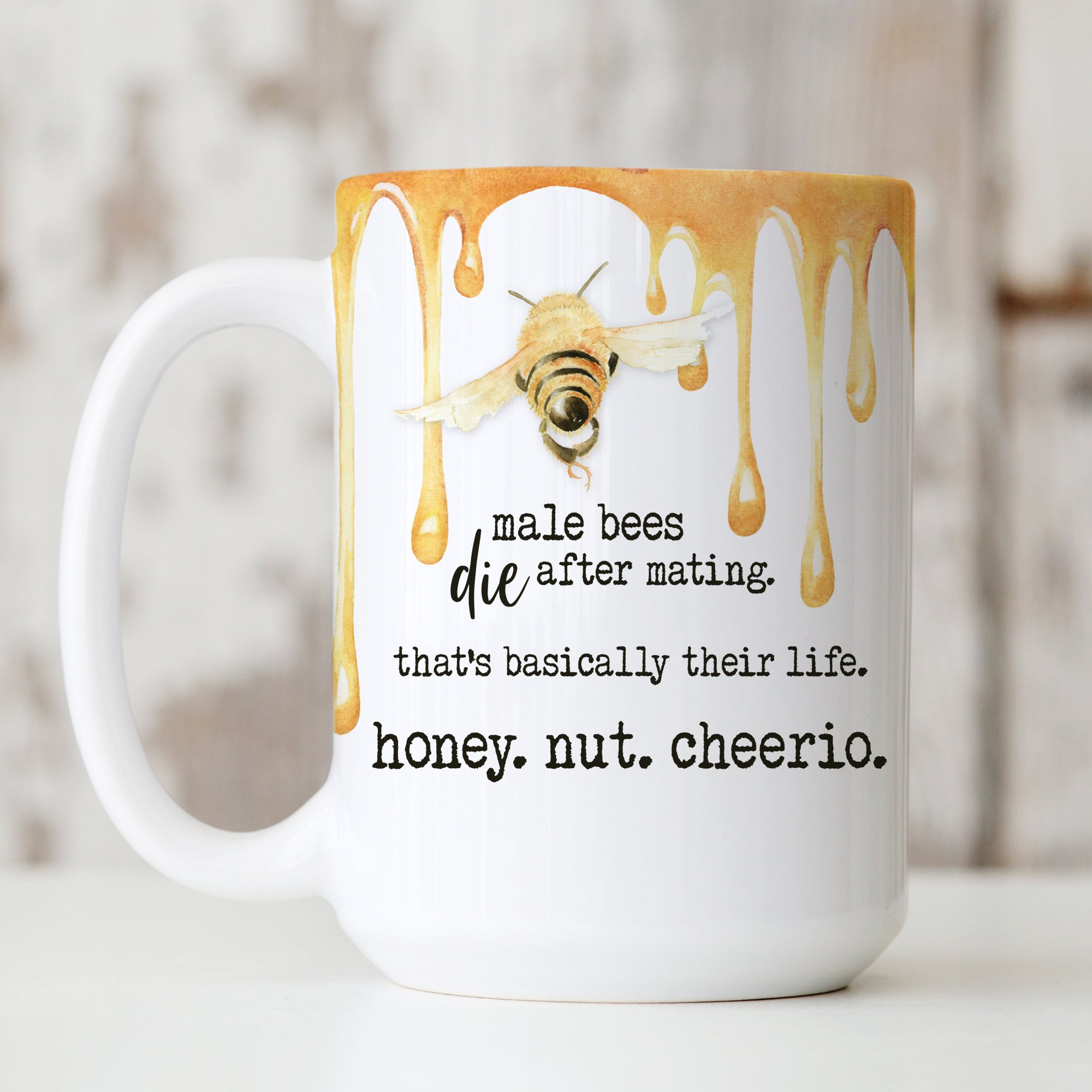 Honey. Nut. Cheerio. mug