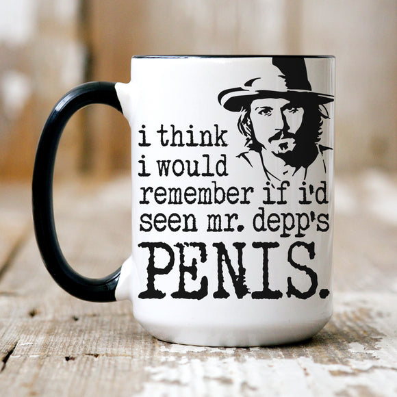 Johnny Depp's P*nis mug