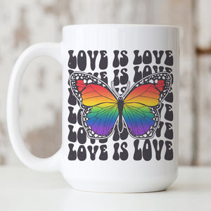 PRIDE: Love is Love mug