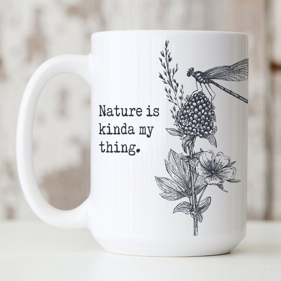 PLANT LIFE: Nature Is Kinda My Thing mug