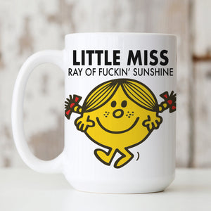 LITTLE MISS "Ray of Fuckin Sunshine" mug