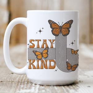 Retro "Stay Kind" mug